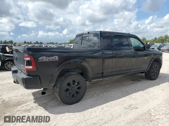 2020 Ram 2500 Laramie with VIN 3C6UR5NL1LG249759, listed as a Copart auction lot 68005064 with 137,130 mi miles and Salvage Title. Bid and sale history available at carsss.com. Image 3.