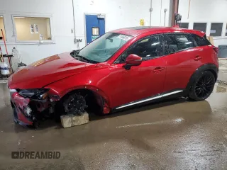 2016 Mazda CX-3 Grand Touring z VIN JM1DKBD72G0108709, wystawiony jako Copart lot #51456015 z przebiegiem 121 741 mil mil oraz Szkody całkowita. Historia ofert i sprzedaży dostępna na DreamBid. Obrazek 1.