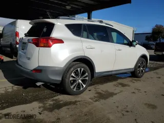 2015 Toyota RAV4 Limited with VIN 2T3DFREV9FW239933, listed as a Copart auction lot 45512155 with 125,401 mi miles and Salvage Title. Bid and sale history available at carsss.com. Image 3.
