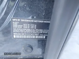 2012 BMW 7 Series 750Li xDrive с VIN WBAKC8C51CC437897, выставлен на аукционе IAAI как лот 41542970 с пробегом 133 864 миль миль и . История ставок и продаж доступна на DreamBid. Изображение 9.