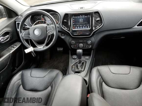 2020 Jeep Cherokee Limited with VIN 1C4PJMDXXLD575424, listed as a Copart auction lot 62106455 with 27,606 mi miles and Salvage title. Bid and sale history available at DreamBid. Image 8.