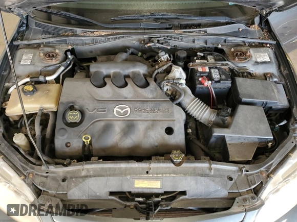 2005 Mazda 6 Sport S with VIN 1YVHP80D555M50599, listed as a Copart auction lot 46394155 with 98,392 mi miles and Salvage Title. Bid and sale history available at DreamBid. Image 11.