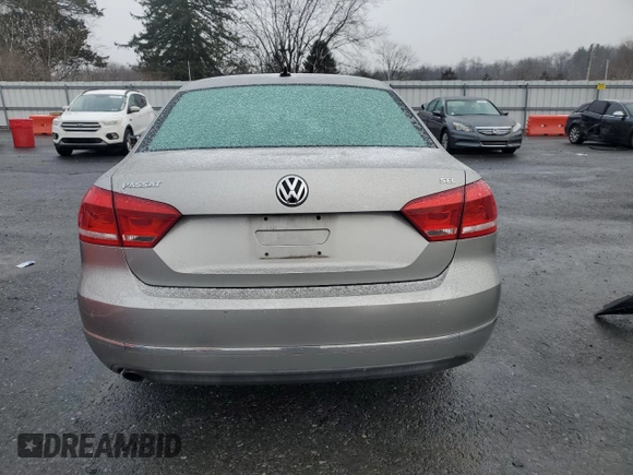 2012 Volkswagen Passat SEL with VIN 1VWCP7A30CC066462, listed as a Copart auction lot 41600165 with 184,203 mi miles and Salvage Title. Bid and sale history available at carsss.com. Image 6.