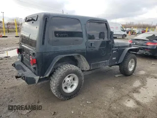 2002 Jeep Wrangler Sport with VIN 1J4FA49S22P751916, listed as a Copart auction lot 43386935 with 0 mi miles and Non Repairable. Bid and sale history available at carsss.com. Image 3.
