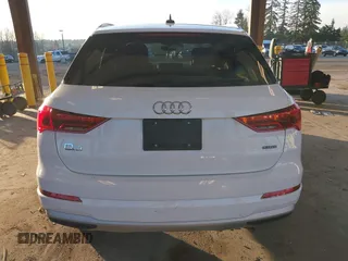 2021 Audi Q3 Premium with VIN WA1AUCF37M1087692, listed as a IAAI auction lot 41277380 with 66,039 mi miles and . Bid and sale history available at DreamBid. Image 17.