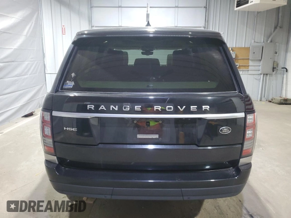 2017 Land Rover Range Rover HSE with VIN SALGS2FV1HA373098, listed as a Copart auction lot 53169525 with 87,037 mi miles and Salvage title. Bid and sale history available at DreamBid. Image 6.