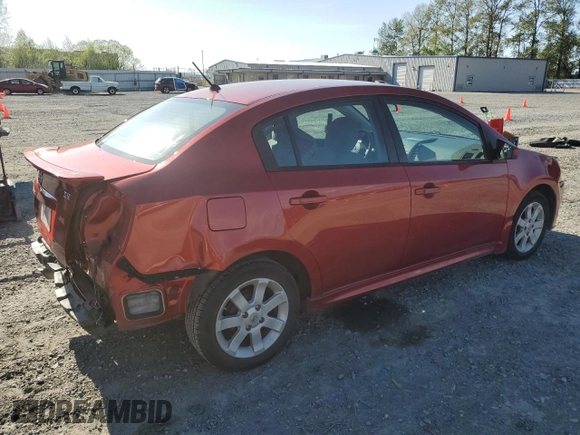 2011 Nissan Sentra SR with VIN 3N1AB6AP0BL639369, listed as a Copart auction lot 54150185 with 163,040 mi miles and Salvage Title. Bid and sale history available at DreamBid. Image 3.