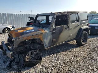 2018 Jeep Wrangler JK Unlimited Sport S with VIN 1C4BJWDG0JL912451, listed as a Copart auction lot 68477194 with 0 mi miles and Non Repairable. Bid and sale history available at carsss.com. Image 1.