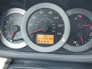 2009 Toyota RAV4 with VIN JTMZF33V89D008061, listed as a IAAI auction lot 42195948 with 249,798 mi miles. Bid and sale history available at carsss.com. Image 7.