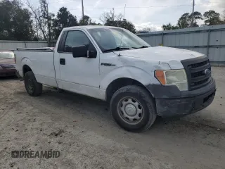 2013 Ford F-150 XL with VIN 1FTMF1CM4DKD91877, listed as a Copart auction lot 48806835 with 263,571 mi miles and Salvage Title. Bid and sale history available at carsss.com. Image 4.