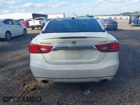2016 Nissan Maxima SV with VIN 1N4AA6AP4GC386338, listed as a IAAI auction lot 41511559 with 176,957 mi miles and . Bid and sale history available at carsss.com. Image 17.