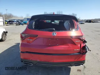 2023 Acura MDX w/A-Spec Package with VIN 5J8YE1H00PL006860, listed as a Copart auction lot 48846225 with 0 mi miles and Salvage Title. Bid and sale history available at carsss.com. Image 6.
