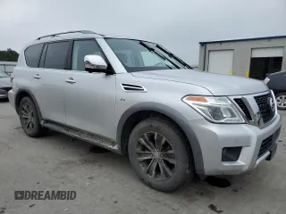 2018 Nissan Armada SL z VIN JN8AY2NC5J9553496, wystawiony jako Copart lot #61430915 z przebiegiem 150 506 mil mil oraz Czysty tytuł • Clean title. Historia ofert i sprzedaży dostępna na DreamBid. Obrazek 4.