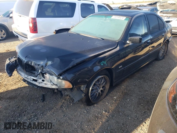 2003 BMW 5 Series 530i with VIN WBADT53473CE94624, listed as a Copart auction lot 73319524 with 171,535 mi miles and Salvage Title. Bid and sale history available at carsss.com. Image 1.
