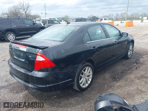 2012 Ford Fusion SEL with VIN 3FAHP0JA9CR444610, listed as a IAAI auction lot 41939990 with 140,029 mi miles. Bid and sale history available at carsss.com. Image 4.