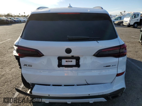 2023 BMW X5 sDrive40i with VIN 5UXCR4C06P9P72139, listed as a Copart auction lot 41875905 with 24,037 mi miles and Salvage Title. Bid and sale history available at carsss.com. Image 6.