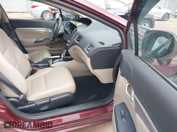2014 Honda Civic EX-L with VIN 19XFB2F98EE049497, listed as a IAAI auction lot 42011129 with 132,580 mi miles and . Bid and sale history available at DreamBid. Image 5.