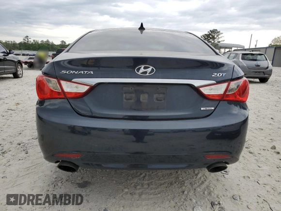 2011 Hyundai Sonata SE with VIN 5NPEC4ABXBH219817, listed as a Copart auction lot 53898665 with 266,082 mi miles and Salvage Title. Bid and sale history available at DreamBid. Image 6.
