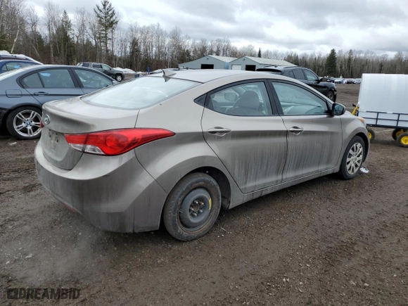 2013 Hyundai Elantra GLS PZEV with VIN 5NPDH4AEXDH290462, listed as a Copart auction lot 50045275 with 162,585 mi miles and Clean Title. Bid and sale history available at carsss.com. Image 3.