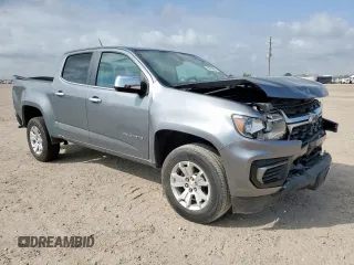 2022 Chevrolet Colorado 2WD LT with VIN 1GCGSCEN1N1222921, listed as a Copart auction lot 58193695 with 53,422 mi miles and Salvage title. Bid and sale history available at DreamBid. Image 4.