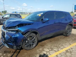 2023 Chevrolet Blazer LT with VIN 3GNKBCR42PS103716, listed as a Copart auction lot 63396964 with 42,662 mi miles and Salvage title. Bid and sale history available at DreamBid. Image 1.