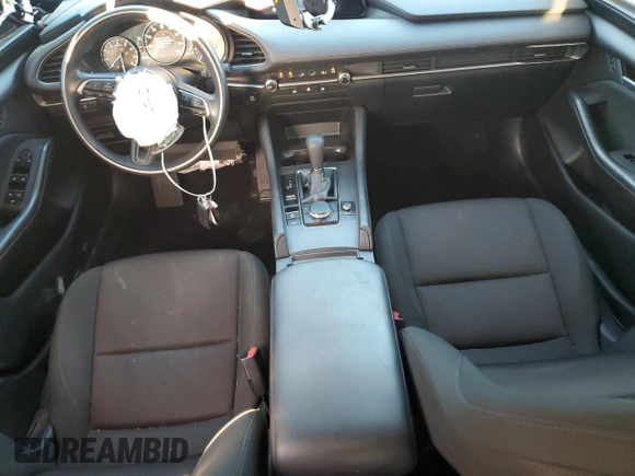 2024 Mazda 3 S with VIN 3MZBPAAM3RM423321, listed as a Copart auction lot 80955314 with 6,889 mi miles and Salvage Title. Bid and sale history available at DreamBid. Image 8.