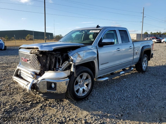 2015 GMC Sierra 1500 SLT with VIN 1GTV2VEC8FZ358239, listed as a Copart auction lot 85270764 with 145954 miles and Salvage Title. Bid and sale history available at carsss.com. Image 1.