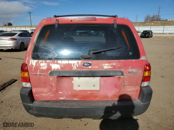 2003 Ford Escape XLS Popular with VIN 1FMYU92193KC06455, listed as a Copart auction lot 88712905 with 0 mi miles and Salvage Title. Bid and sale history available at carsss.com. Image 6.