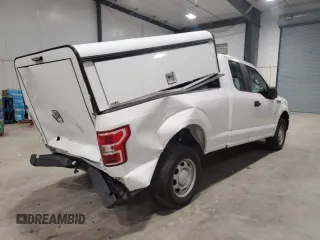 2020 Ford F-150 XL with VIN 1FTEX1CP0LKD41164, listed as a Copart auction lot 85429884 with 161,444 mi miles and Salvage Title. Bid and sale history available at DreamBid. Image 3.