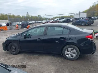 2014 Honda Civic Sedan LX with VIN 2HGFB2F57EH548259, listed as a IAAI auction lot 42025763 with 179,382 mi miles. Bid and sale history available at carsss.com. Image 14.
