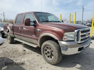 2005 Ford F-350 XL with VIN 1FTWW31PX5EC94944, listed as a Copart auction lot 52916565 with 260,979 mi miles and Salvage Title. Bid and sale history available at DreamBid. Image 4.