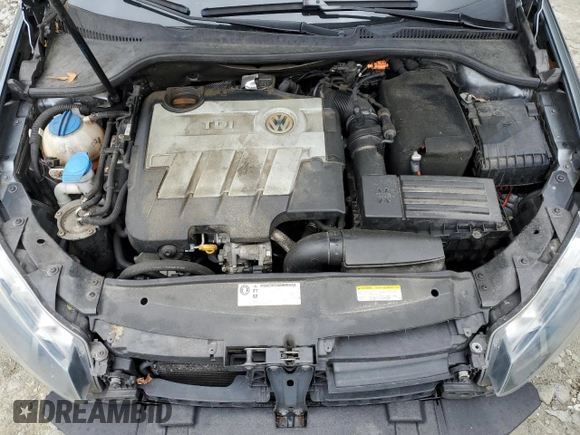 2014 Volkswagen Jetta TDI w/Sunroof & Nav with VIN 3VWPL7AJ2EM622140, listed as a Copart auction lot 56413225 with 166,546 mi miles and Salvage title. Bid and sale history available at DreamBid. Image 11.