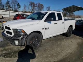2018 Ram 1500 Tradesman with VIN 1C6RR6FT4JS280147, listed as a Copart auction lot 83537694 with 59,298 mi miles and Salvage title. Bid and sale history available at DreamBid. Image 1.