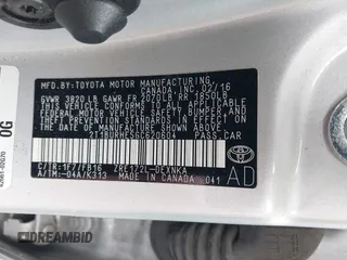 2016 Toyota Corolla L with VIN 2T1BURHE5GC620604, listed as a IAAI auction lot 42708089 with 91,206 mi miles and . Bid and sale history available at DreamBid. Image 9.