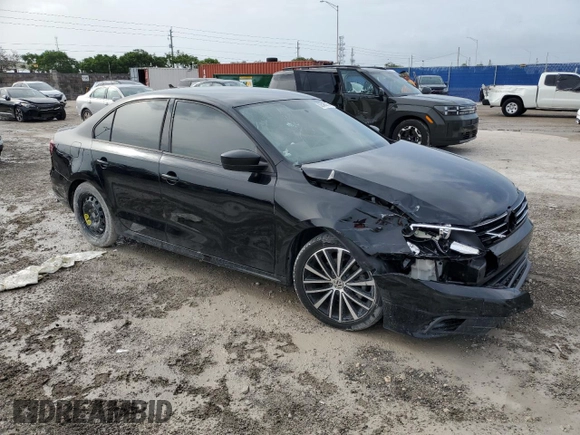 2016 Volkswagen Jetta Sport with VIN 3VWD17AJ0GM417489, listed as a Copart auction lot 62548015 with 94,454 mi miles and Salvage title. Bid and sale history available at DreamBid. Image 4.