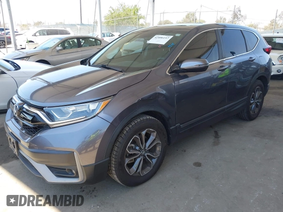 2021 Honda CR-V EX z VIN 2HKRW1H5XMH407361, wystawiony jako IAAI lot #42406157 z przebiegiem 51 493 mil mil oraz . Historia ofert i sprzedaży dostępna na DreamBid. Obrazek 2.