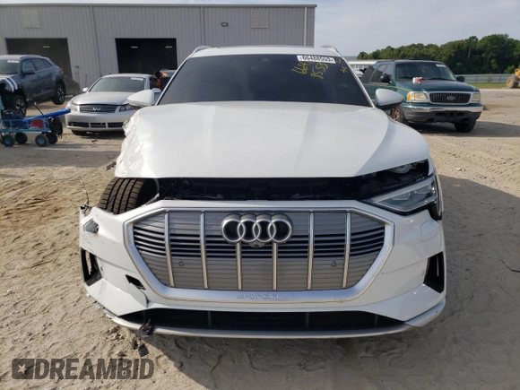2019 Audi e-tron Premium Plus with VIN WA1LAAGE9KB012960, listed as a Copart auction lot 66488553 with 26,579 mi miles. Bid and sale history available at carsss.com. Image 5.