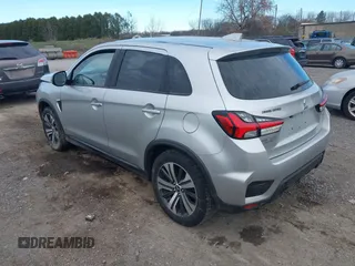 2021 Mitsubishi Outlander Sport ES with VIN JA4ARUAUXMU017447, listed as a IAAI auction lot 40863896 with 83,627 mi miles. Bid and sale history available at carsss.com. Image 3.