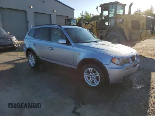 2006 BMW X3 3.0i with VIN WBXPA93426WD29261, listed as a Copart auction lot 55675195 with 116,839 mi miles and Clean Title. Bid and sale history available at DreamBid. Image 4.