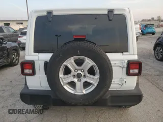 2023 Jeep Wrangler Sport with VIN 1C4HJXDG4PW520953, listed as a Copart auction lot 78022224 with 34,588 mi miles and Salvage Title. Bid and sale history available at DreamBid. Image 6.