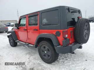 2018 Jeep Wrangler JK Unlimited Sport S with VIN 1C4BJWDGXJL827486, listed as a Copart auction lot 87605445 with 96,656 mi miles and Salvage Title. Bid and sale history available at carsss.com. Image 2.