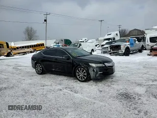 2017 Acura TLX V6 w/Technology Pkg with VIN 19UUB3F59HA000800, listed as a Copart auction lot 46326765 with 155,222 mi miles and Salvage Title. Bid and sale history available at carsss.com. Image 14.