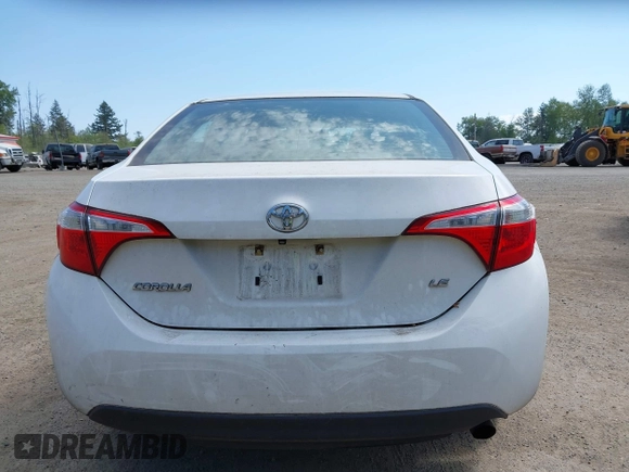 2016 Toyota Corolla L with VIN 2T1BURHE0GC525738, listed as a IAAI auction lot 42174966 with 122,208 mi miles and . Bid and sale history available at DreamBid. Image 16.