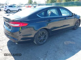 2018 Ford Fusion SE with VIN 3FA6P0HD5JR239290, listed as a IAAI auction lot 41810137 with 43,202 mi miles. Bid and sale history available at carsss.com. Image 4.