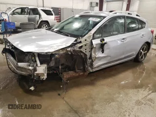 2020 Subaru Impreza Premium z VIN 4S3GTAV66L3727283, wystawiony jako Copart lot #52087555 z przebiegiem Nie podano mil oraz Szkoda całkowita • Salvage title. Historia ofert i sprzedaży dostępna na DreamBid. Obrazek 1.