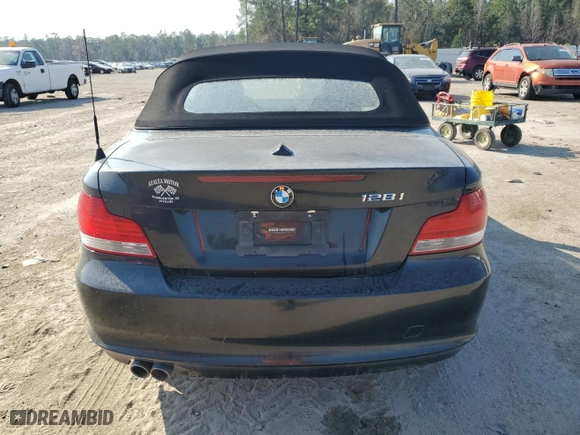 2010 BMW 1 Series 128i with VIN WBAUL7C54AVJ77774, listed as a Copart auction lot 44240265 with 144,757 mi miles and Salvage Title. Bid and sale history available at carsss.com. Image 6.