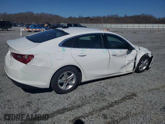 2023 Chevrolet Malibu LS with VIN 1G1ZC5ST2PF159962, listed as a Copart auction lot 48616435 with 48,514 mi miles and Salvage Title. Bid and sale history available at DreamBid. Image 3.