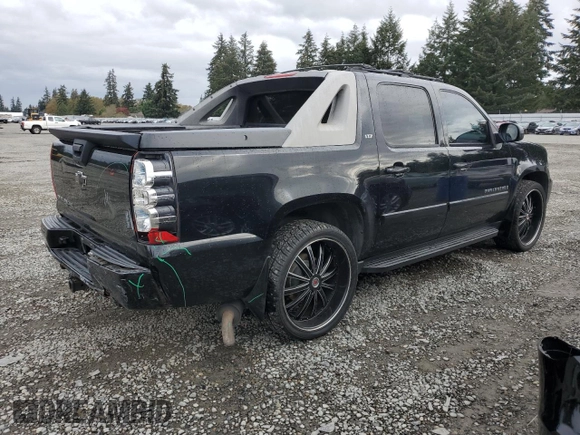 2007 Chevrolet Avalanche LT w/3LT with VIN 3GNFK12317G137706, listed as a Copart auction lot 75672384 with 167,433 mi miles and Salvage Title. Bid and sale history available at carsss.com. Image 3.