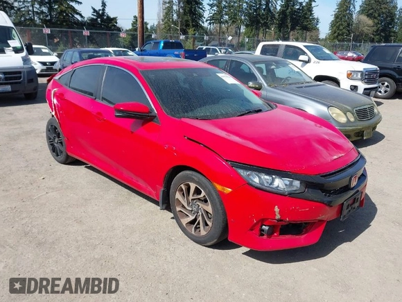 2016 Honda Civic Sedan EX with VIN 2HGFC2F82GH501246, listed as a IAAI auction lot 41970521 with 187,311 mi miles. Bid and sale history available at carsss.com. Image 1.
