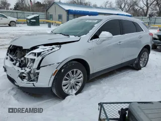 2017 Cadillac XT5 Luxury FWD with VIN 1GYKNBRS6HZ102463, listed as a Copart auction lot 44979655 with 98,738 mi miles and Salvage Title. Bid and sale history available at DreamBid. Image 1.